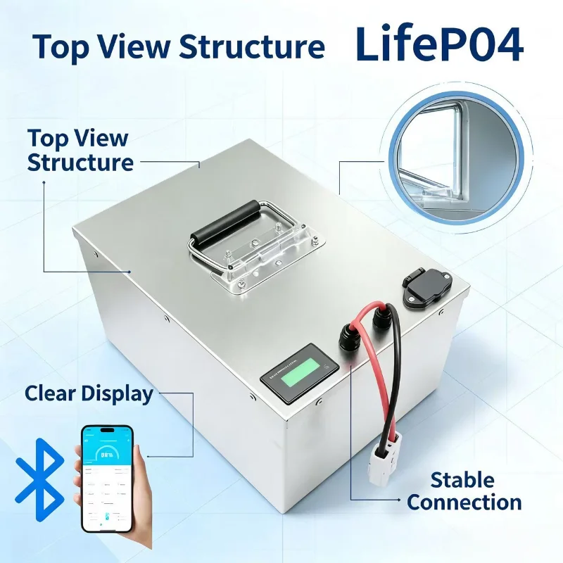72V LiFePO4-Batterie 60Ah, Blu – 72V 60Ah Lifepo4 Battery Pack Bewertung und Preis